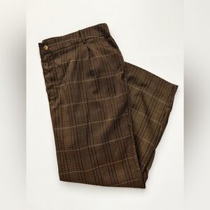 SHEIN Plaid Trouser